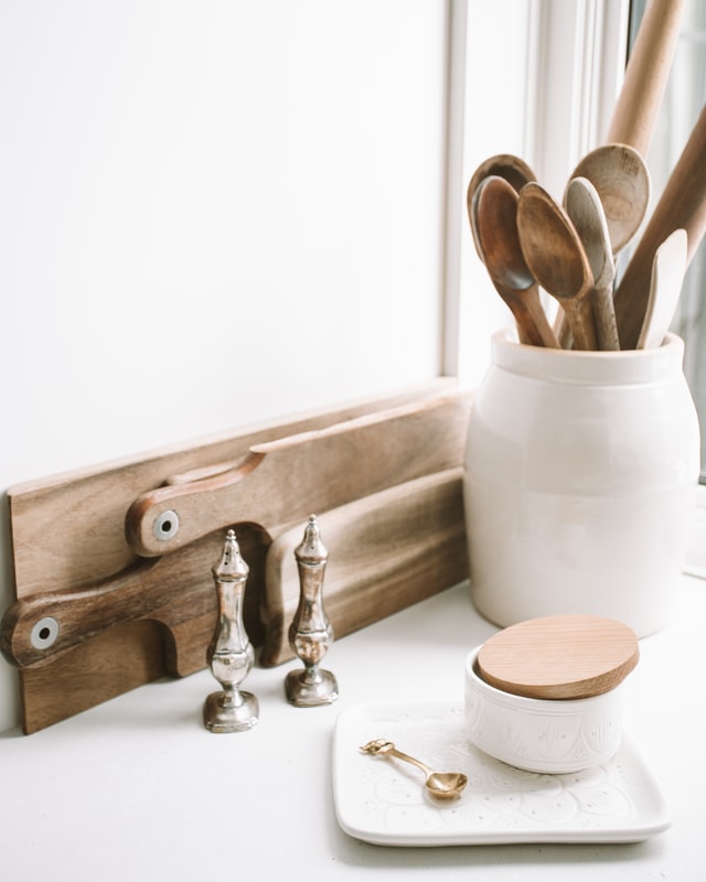 spoons in kitchen