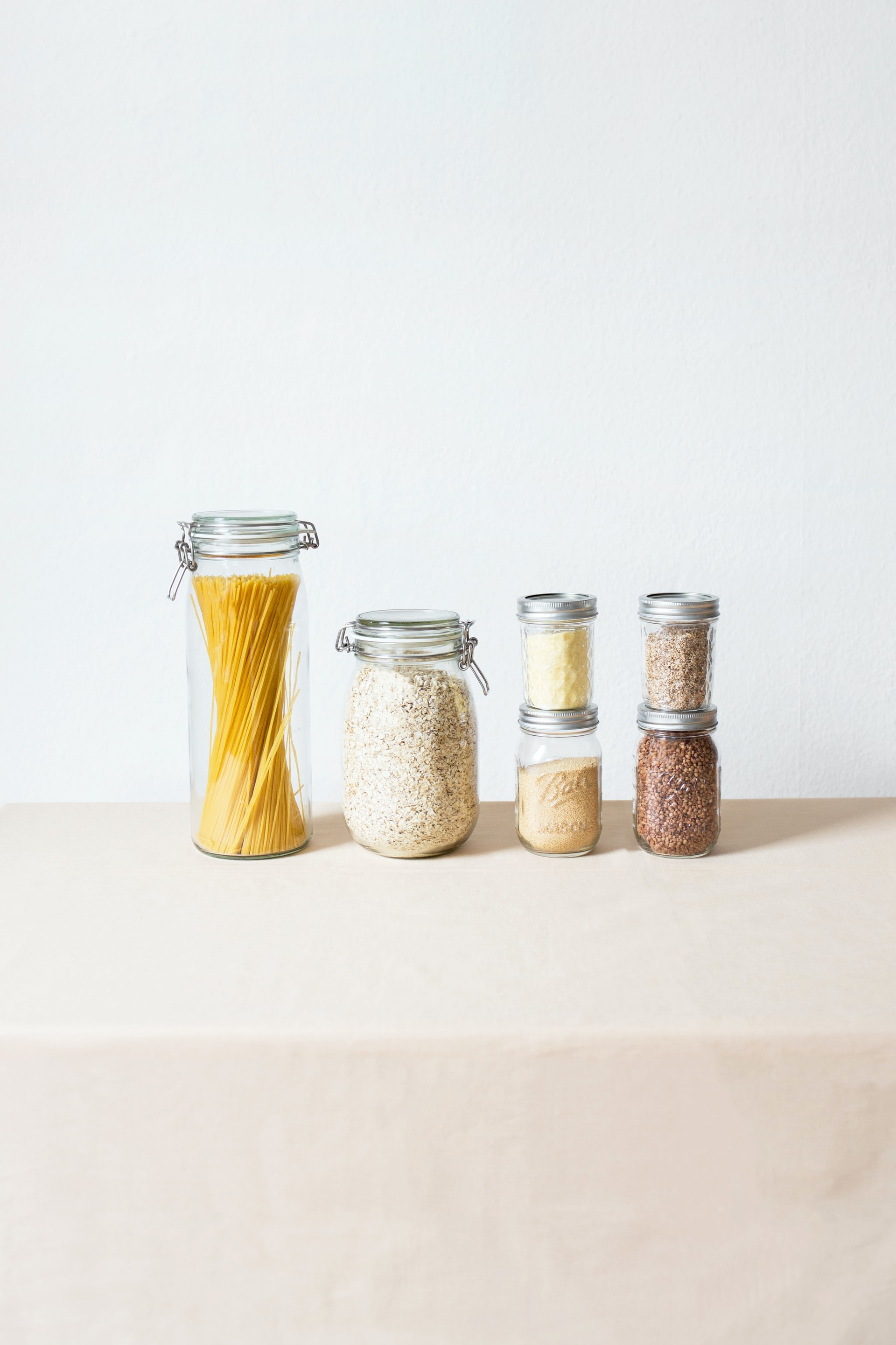 storage for food in kitchen